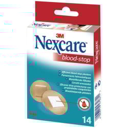 3M Nextcare Bloedstop pleisters 14st. Ronde Pleisters